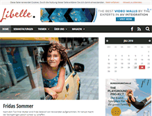 Tablet Screenshot of libelle-magazin.de